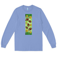 Colony Blue american football with lightning bolt  pen wrap Long Sleeve Tee - BundleAndBundleShop