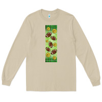 Mushroom american football with lightning bolt  pen wrap Long Sleeve Tee - BundleAndBundleShop