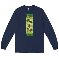 Navy american football with lightning bolt  pen wrap Long Sleeve Tee - BundleAndBundleShop