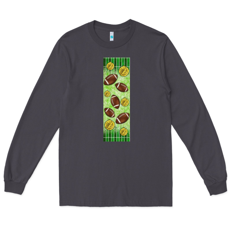 American Football With Lightning Bolt  Pen Wrap Long Sleeve Tee by BundleAndBundleShop | Teevron