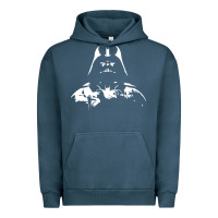 Pigment Midnight Navy darth vader Urban Hoodie - DesigneFamous