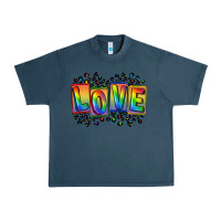 Midnight Navy Love pride Urban Heavy Tee - FaDigitalArtStudio
