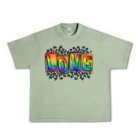 Oil Green Love pride Urban Heavy Tee - FaDigitalArtStudio