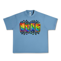 Pebble Blue Love pride Urban Heavy Tee - FaDigitalArtStudio