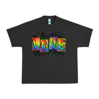 Pigment Black Love pride Urban Heavy Tee - FaDigitalArtStudio