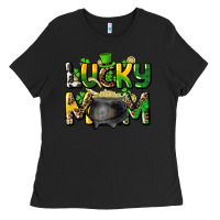 Black lucky mom St. Patrick's Ladies Tee - HowdyJamesFarm