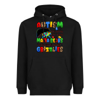 Black autism the journey that turns mama bears Heavyweight Hoodie - JahusDesignShop