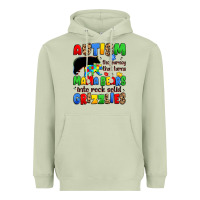 Matcha autism the journey that turns mama bears Heavyweight Hoodie - JahusDesignShop