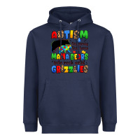 Navy autism the journey that turns mama bears Heavyweight Hoodie - JahusDesignShop
