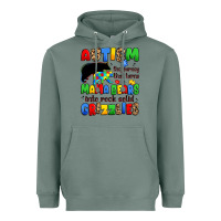 Sage autism the journey that turns mama bears Heavyweight Hoodie - JahusDesignShop