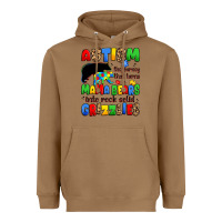 Toasted Coconut autism the journey that turns mama bears Heavyweight Hoodie - JahusDesignShop