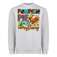 Heather Grey pumpkin pie fixes everything Heavyweight Sweatshirt - AdoDesignShop