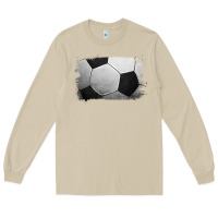 Mushroom Soccer Ball Brushstroke Long Sleeve Tee - RanaPortraitStore