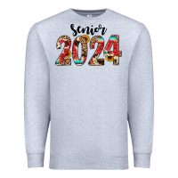 Heather Grey senior 2024 western Premium Sweatshirt - JahusDesignShop