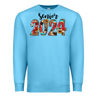 Ocean Blue senior 2024 western Premium Sweatshirt - JahusDesignShop