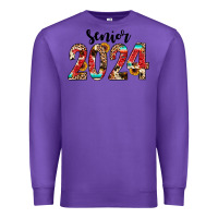 Purple senior 2024 western Premium Sweatshirt - JahusDesignShop