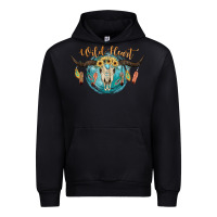 Black Wild Heart Urban Hoodie - JahusDesignShop
