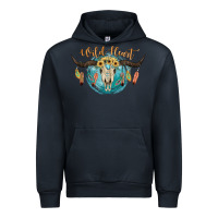 Navy Wild Heart Urban Hoodie - JahusDesignShop