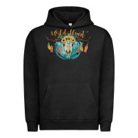 Pigment Black Wild Heart Urban Hoodie - JahusDesignShop