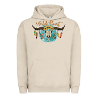 Pigment French Oak Wild Heart Urban Hoodie - JahusDesignShop