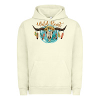Pigment Pistachio Wild Heart Urban Hoodie - JahusDesignShop