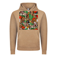 Vintage Coffee christmas donkey Vintage Hoodie - FaDigitalArtStudio