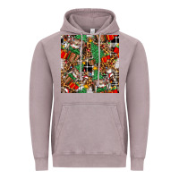 Vintage Zinc christmas donkey Vintage Hoodie - FaDigitalArtStudio
