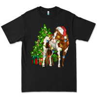 Black american paint horse christmas tree Premium Tee - CowGirlArtShop
