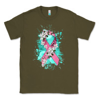 Army Green cancer ribbon Classic Tee - CowGirlArtShop