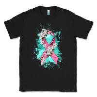 Black cancer ribbon Classic Tee - CowGirlArtShop