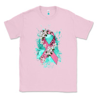 Bubblegum Pink cancer ribbon Classic Tee - CowGirlArtShop