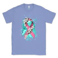 Colony Blue cancer ribbon Classic Tee - CowGirlArtShop