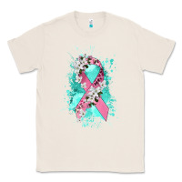 Natural cancer ribbon Classic Tee - CowGirlArtShop