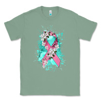 Sage cancer ribbon Classic Tee - CowGirlArtShop