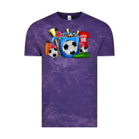 Cloud Purple Soccer Coffee Mug Vintage Tee - FaDigitalArtStudio
