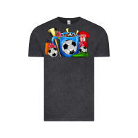 Vintage Black Soccer Coffee Mug Vintage Tee - FaDigitalArtStudio