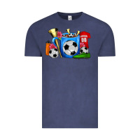 Vintage Denim Soccer Coffee Mug Vintage Tee - FaDigitalArtStudio