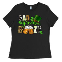 Black Bad green boozy St. Patrick's Day Ladies Tee - CowGirlArtShop
