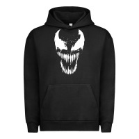Pigment Black venom classic Urban Hoodie - DesigneFamous