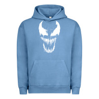 Pigment Pebble Blue venom classic Urban Hoodie - DesigneFamous