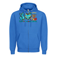 True Royal peace love hanukkah Zipper Hoodie - AdoDesignShop
