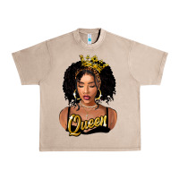 French Oak black queen Urban Heavy Tee - FaDigitalArtStudio