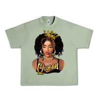 Oil Green black queen Urban Heavy Tee - FaDigitalArtStudio
