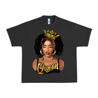 Pigment Black black queen Urban Heavy Tee - FaDigitalArtStudio