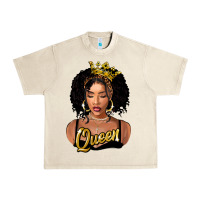 Sandshell black queen Urban Heavy Tee - FaDigitalArtStudio