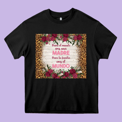 Para El Mundo Eres Una Madre Para Tu Familia Eres Heavy Core Tee Designed By Tumblerdesignbyshophia
