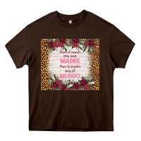 Chocolate Brown para el mundo eres una madre para tu familia eres Heavy Core Tee - TumblerDesignByShophia