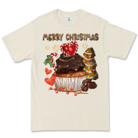 Bone merry christmas cupcake chocolate Premium Tee - CowGirlArtShop