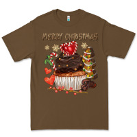 Cacao merry christmas cupcake chocolate Premium Tee - CowGirlArtShop
