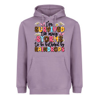 Lavender i've survived too many storms Heavyweight Hoodie - JahusDesignShop